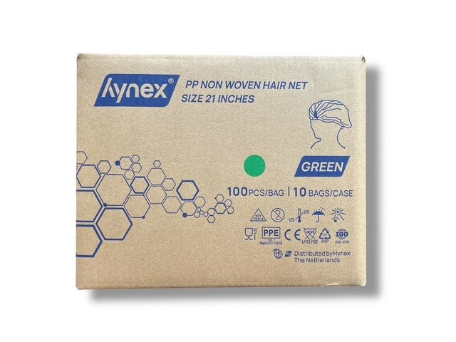Haarnet - PP Non Woven - Groen - 1000/doos