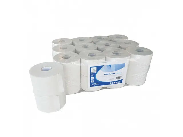 Toiletpapier Euro compact RW 2L 100 mtr - 24 rol p/pak (48)