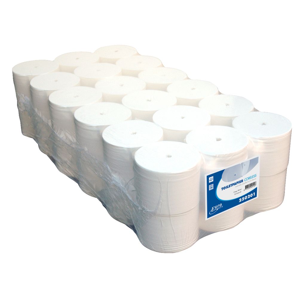 Toiletpapier coreless cellulose  2L 900 VEL - 36 rol per pak