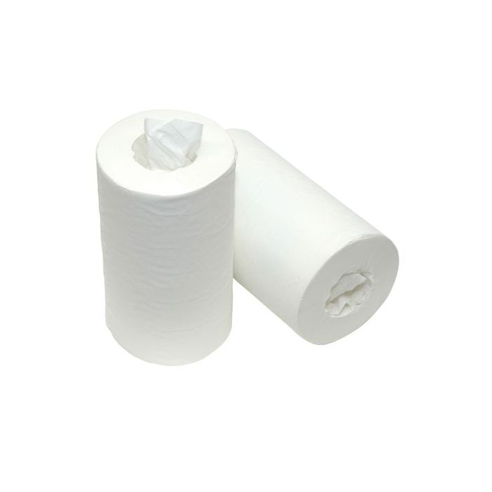 Mini centerfeedrol 1-laags cellulose tisseu 12 x 120 meter