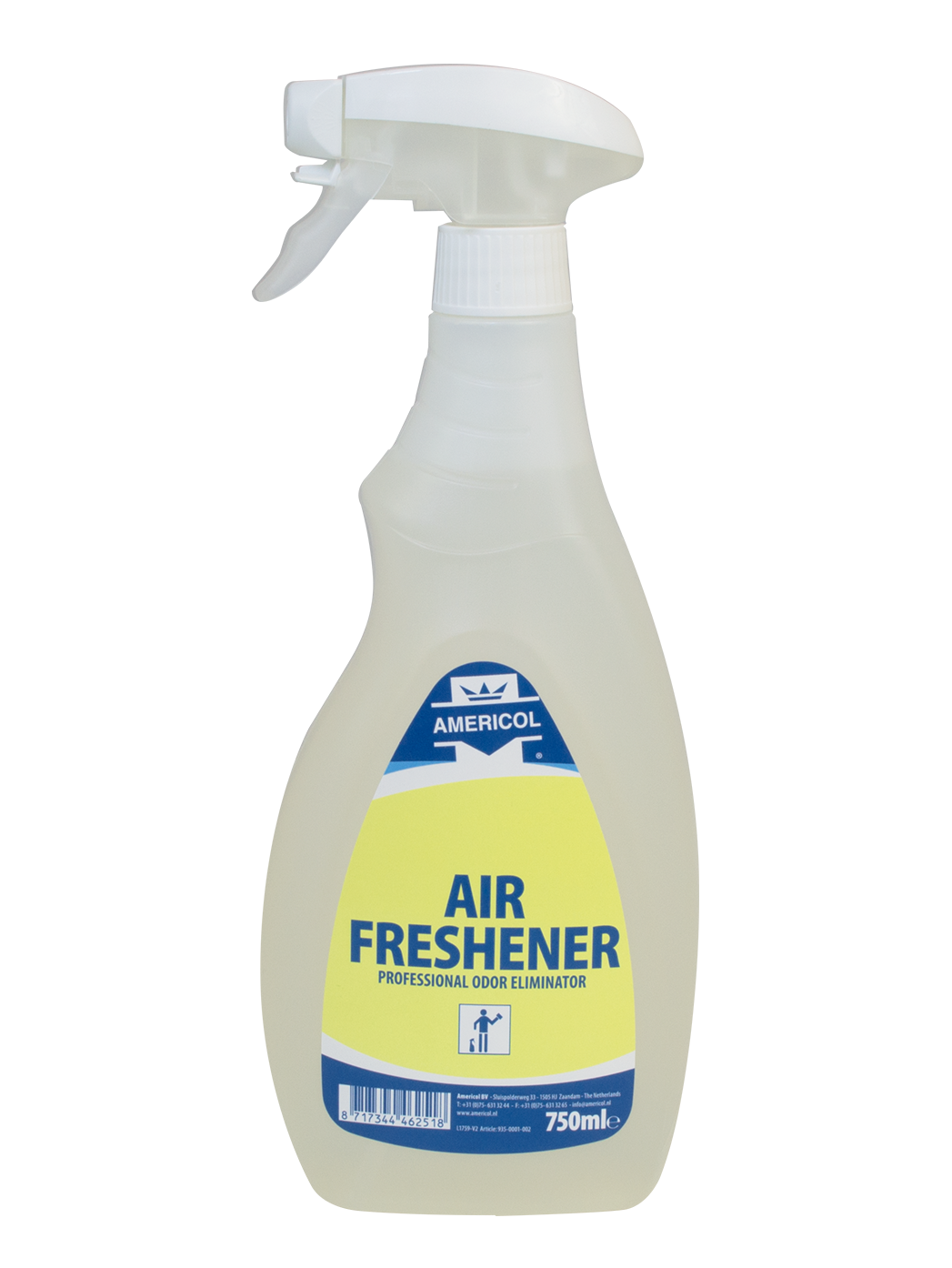 Air Freshener spray flacon 750ml Americol