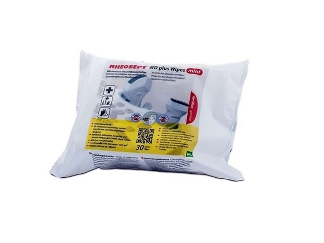 Rheosept WD Plus Wipes, 30 wipes