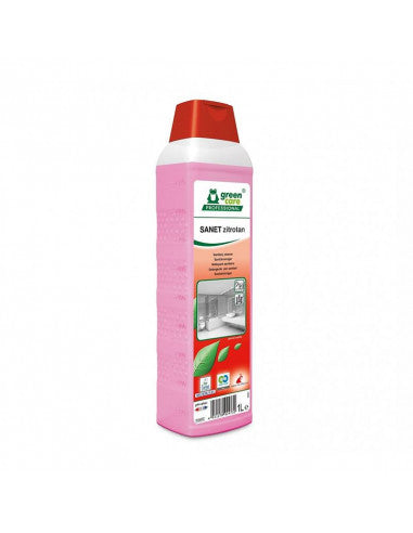 Greencare SANET zitrotan duurzame sanitairreiniger obv citroenzuur