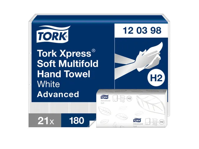 Tork Xpress H2 Multifold 2lgs H2 multifold handdoeken